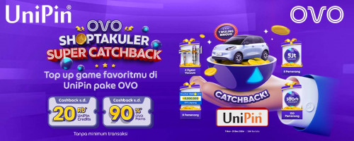 Nov – Top up Game di UniPin Pakai OVO Dapatkan Double Bonusnya!